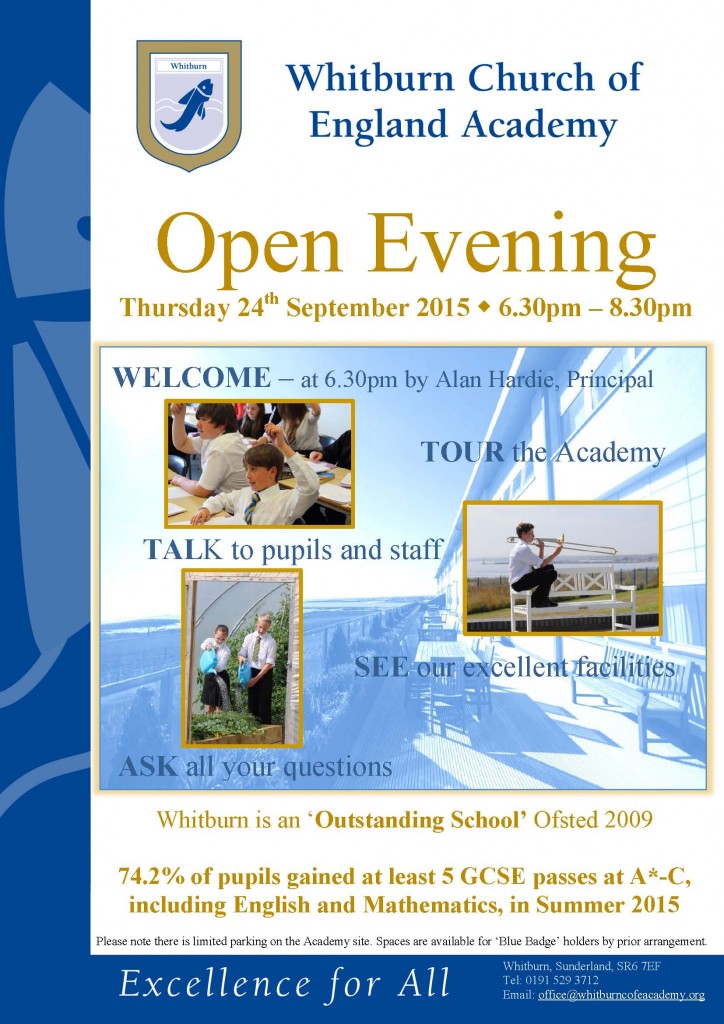 Open Evening Flyer